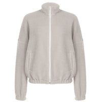 European And American Idle Style Polar Fleece Jacket Cardigan Women