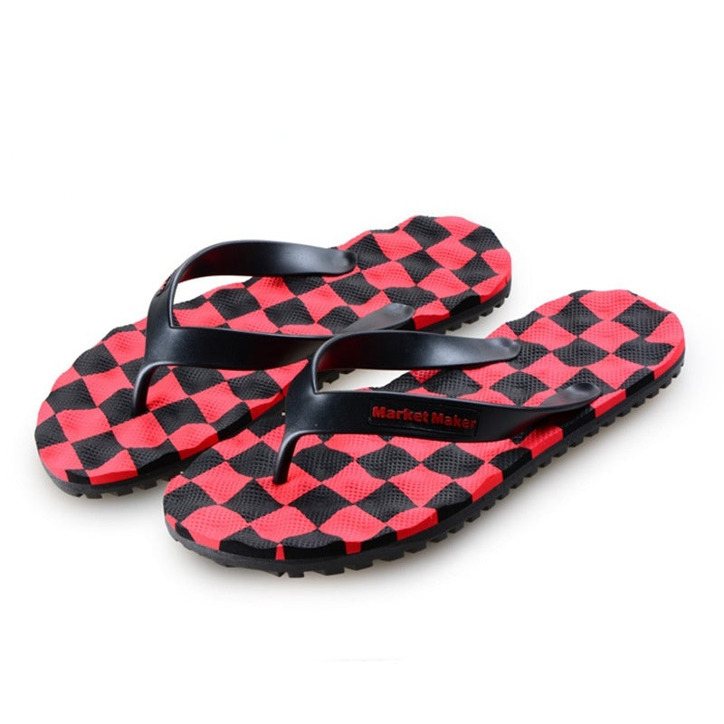 Summer Rubber Vietnamese Slippers Outdoor Fashionable Men's Fashionable Beach Shoes One Piece Dropshipping