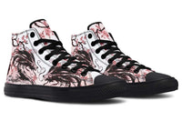 Printed Couple High Top Canvas Shoes