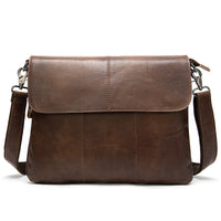 Men's business flap shoulder bag