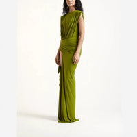 Women's Sexy Slim-fit Sleeveless High-slit Dress