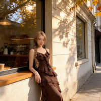 Women's Summer Irregular Flirty Long Skirt Holiday-Style Skirt