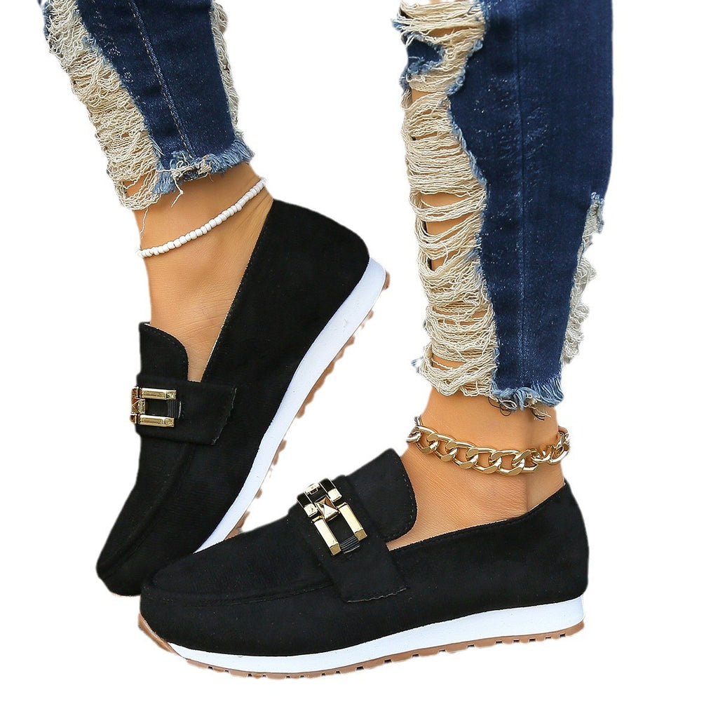 European And American Platform Soft Sole Shoes Women