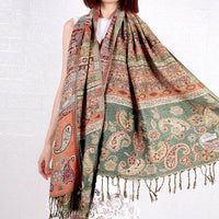 New Cashew Jacquard Air Conditioning Sunscreen Travel Shawl For Women