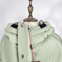 Hooded Solid Color Small Down Coat