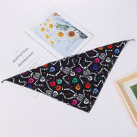 Halloween Dogs And Cats Pet Print Scarf