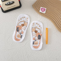 Acupoint Graphic Foot Massage Cotton Socks
