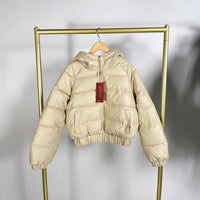 Hooded High Waist Ultra Short Cotton Jacket