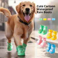 Medium And Large Dog Rain Shoes Waterproof And Anti-slip Dog Shoes