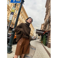 High Waist Loose Wide Legs Fashion Casual Retro
