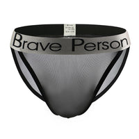 Men's Underwear Mesh Transparent T-back