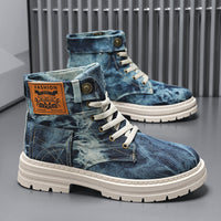 British-style Men's High-top Boots