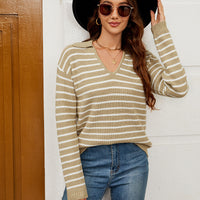 Long Sleeve Simple Style Pullover Knitting Bottoming Shirt