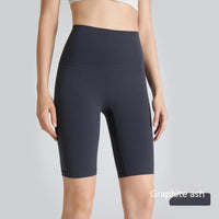 Nylon High Waist Lift Shorts Tight Sports