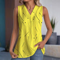 Casual Versatile Breathable Lightweight Sleeveless V Neck Top