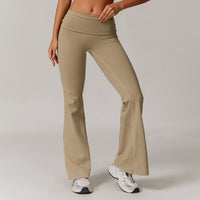 Women's Casual Folding High Waist Yoga Pants