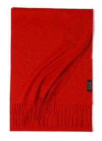 Water Ripple Pure Color Cashmere Warm Scarf