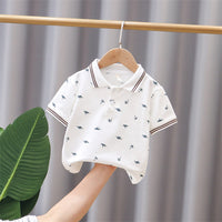 Short Sleeve Children Boys' Polo Collar T-shirt