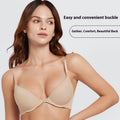 Women's Front Button Push Up And Anti-sagging Chest Bra