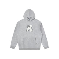 Star Embroidered Hooded Sweater Men's Coat