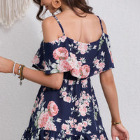 Chiffon Printed Light-luxury Niche Dress
