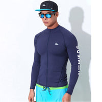 Diving Men's Swimsuit Long Sleeve Sun Protection Quick-drying