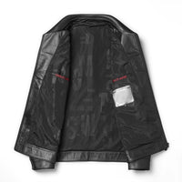 Genuine Leather Short Lapels Sheepskin Business Trends Handsome Jacket Coat