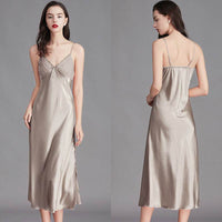 Pajamas Women Summer Ladies Ice Silk