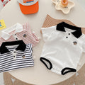 Newborn Western Style Bear Jumpsuit