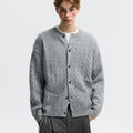 Twisted Solid Color Sweater Cardigan For Men And Women, American Style For Autumn And Winter