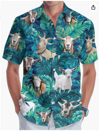 Plus Size Men's Fashion Digital Printing Short Sleeve