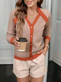 Women's Single-breasted Slimming Sweater Top