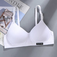 Pure Cotton Girl Comfortable Seamless Underwear Without Steel Ring