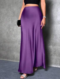 Satin Skirt For Spring And Summer