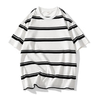 Fashion Men's And Women's Tops Striped T-shirt