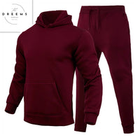Men's Casual European Style Size Blank Solid Color Set