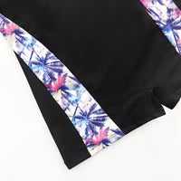 Women's European And American Sexy One-piece Stitched Backless Swimsuit