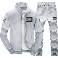 Jacket Arrow Casual Pants Sweatshirt Trousers Two Piece Set