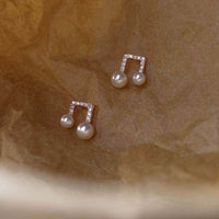 Movement Notes Pearl Earrings Women