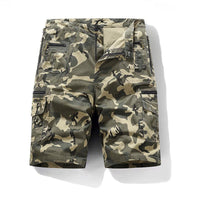 Loose Straight Summer Plus Size Trend Casual Multi-bag Pure Cotton Workwear Shorts Men