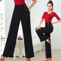 Latin Dance Practice Ballroom Dance Wide-leg Pants