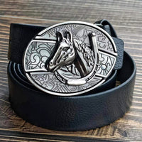 Smooth Buckle For Self-defense Trendy Punk-style Belt Buckle With A Distinctive Look