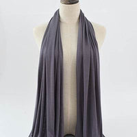 Solid Color Rayon Jersey Women's Scarf Mercerized Cotton Modal Kerchief