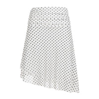 Women's Polka-Dot Double-Layer Mesh Skirt