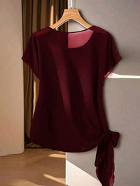 Summer New Lightweight Womens Crew-Neck T-Shirt