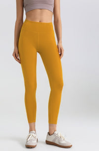 Mesh Side-pocket Stretchy Athletic Leggings