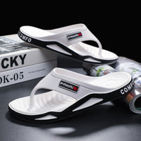 Men's Wear-resistant Casual Outdoor Wear Slippers For Summer Soft Back Thick Back Fashion Flip-flop