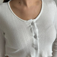 Pajamas Long Sleeve Shorts Suit For Women