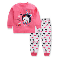 Children's clothing spring and autumn style Korean children's underwear set shoulder buckle cotton autumn clothes long pants