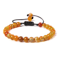 6mm Natural Stone Beads Womens Bracelet Yoga Energy Sports